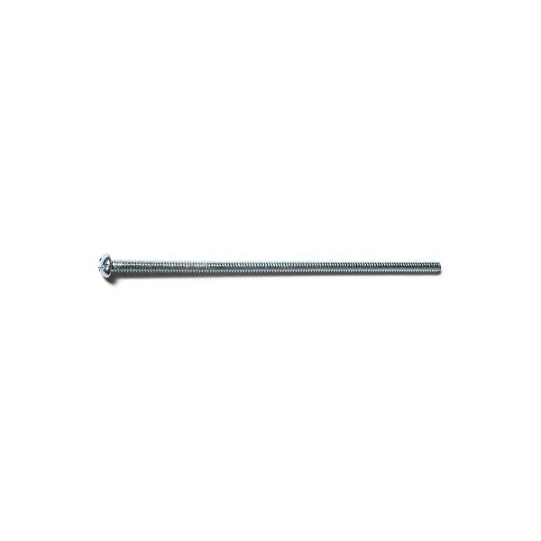 Midwest Fastener #6-32 x 4 in Combination Phillips/Slotted Round Machine Screw, Zinc Plated Steel, 100 PK 50937 - main